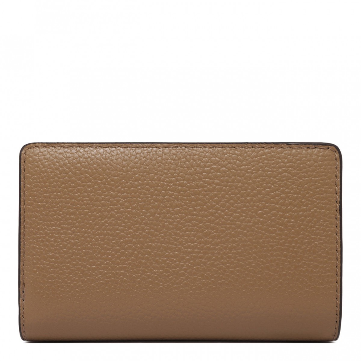 Light Brown Logo Lettering Wallet