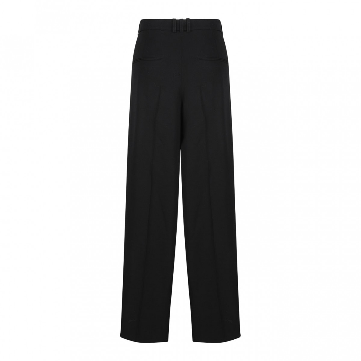 Black Pleated Trousers