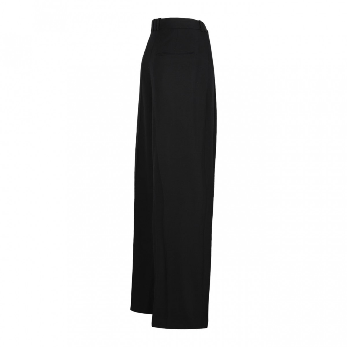 Black Pleated Trousers