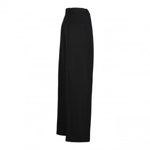 Black Pleated Trousers