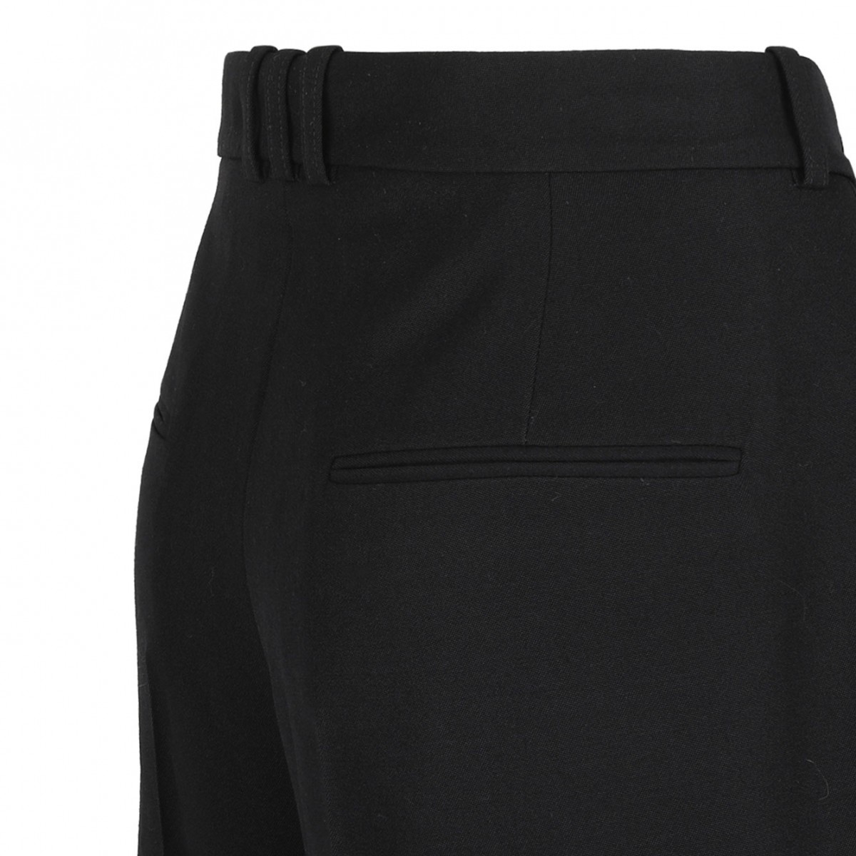Black Pleated Trousers