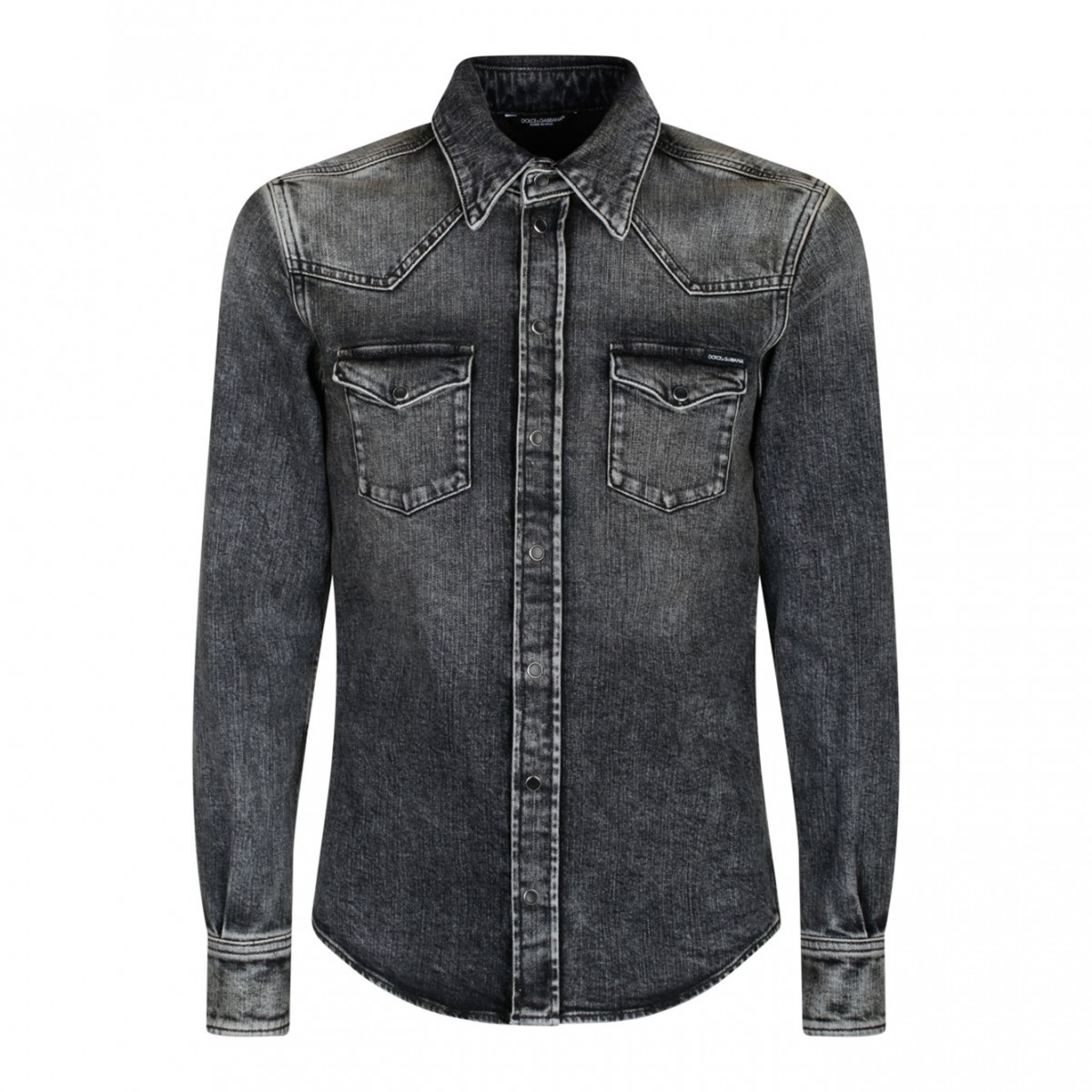 Faded Denim Grey Shirt