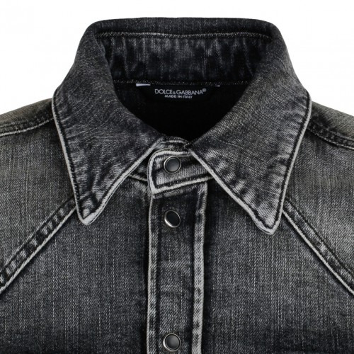 Faded Denim Grey Shirt 2