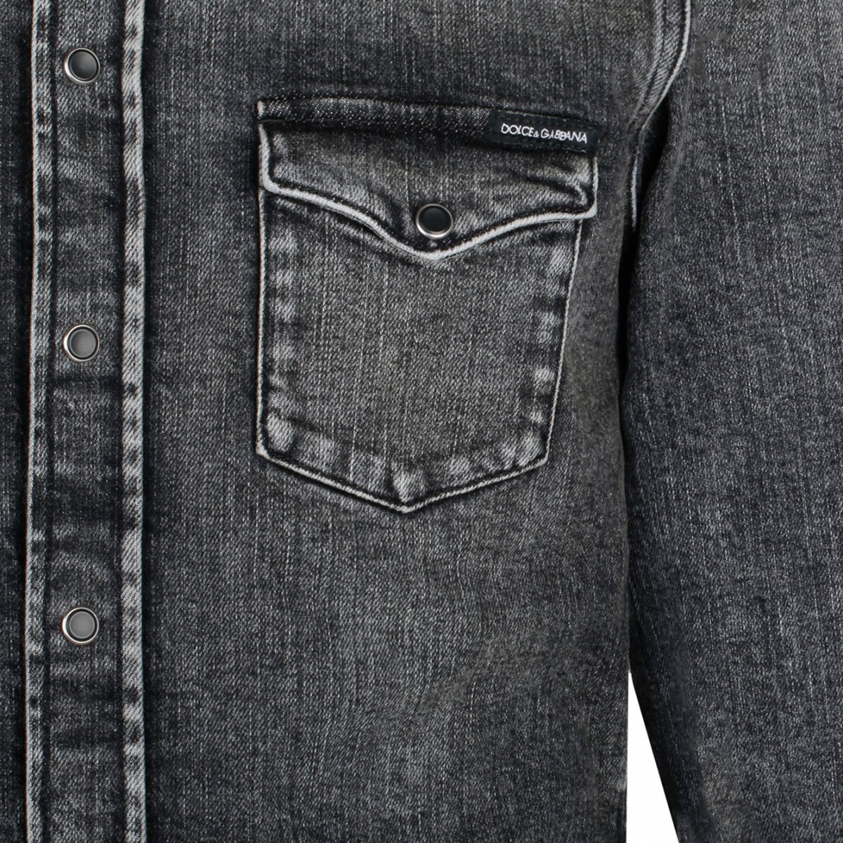 Faded Denim Grey Shirt