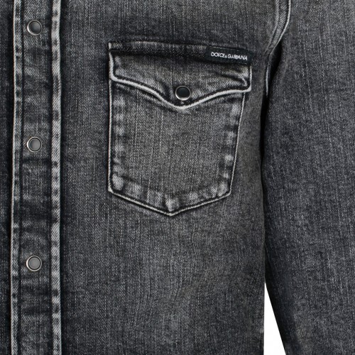 Faded Denim Grey Shirt