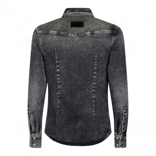 Faded Denim Grey Shirt