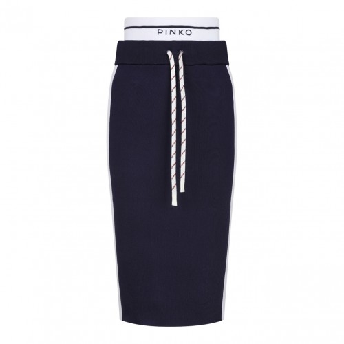 Violet Blue Midi Skirt