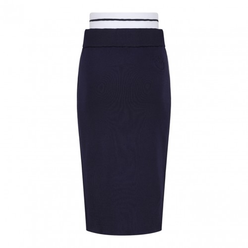 Violet Blue Midi Skirt