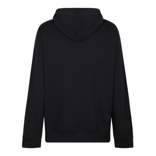 Black Logo Print Hoodie 2