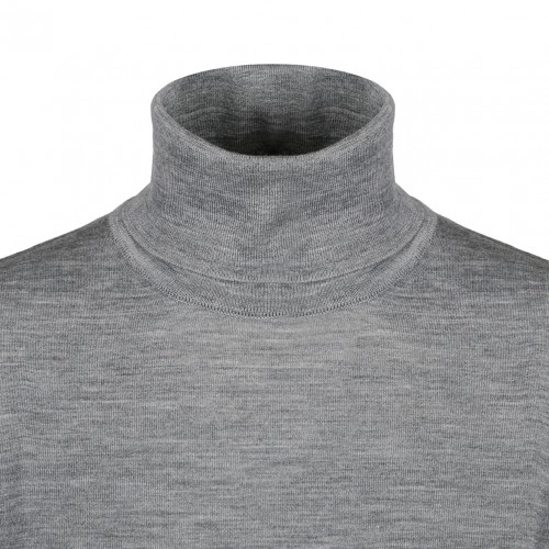 Light Grey Turtleneck Jumper