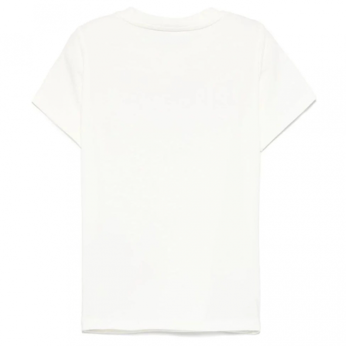 White Logo Print T-Shirt