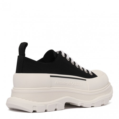 Black Tread Slick Sneakers