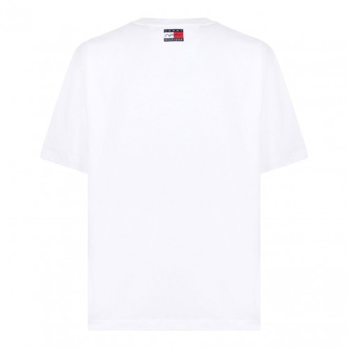 White Logo Patch T-Shirt 2