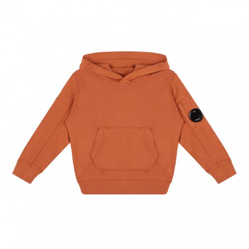 Orange Rust Logo Patch Hoodie