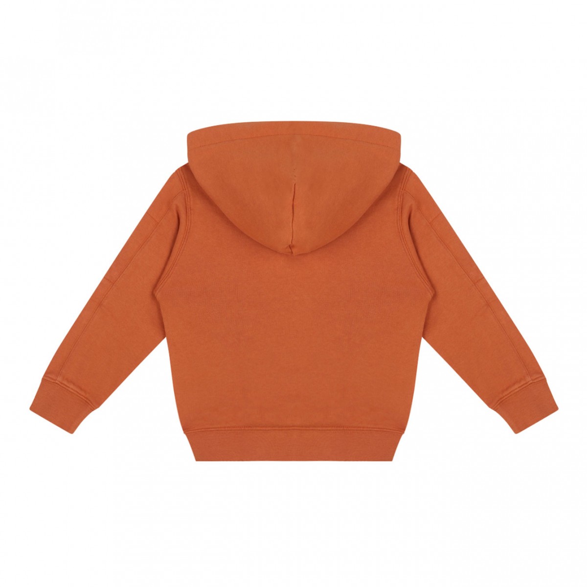 Orange Rust Logo Patch Hoodie