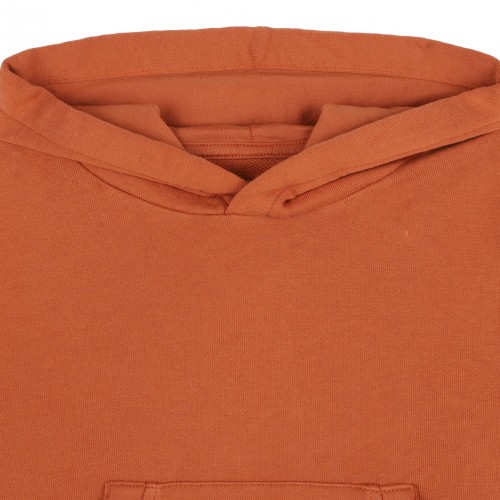Orange Rust Logo Patch Hoodie