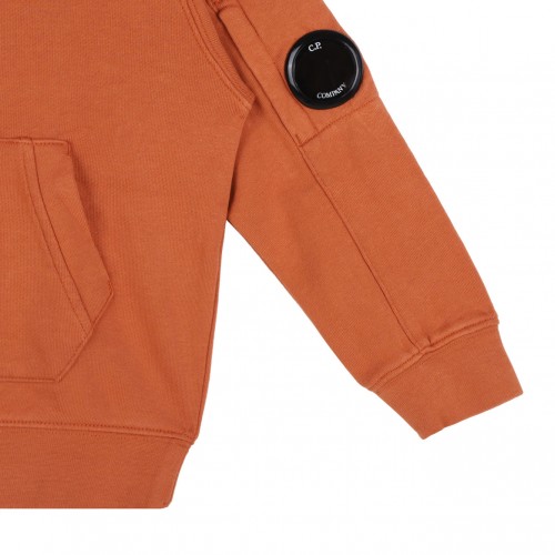 Orange Rust Logo Patch Hoodie