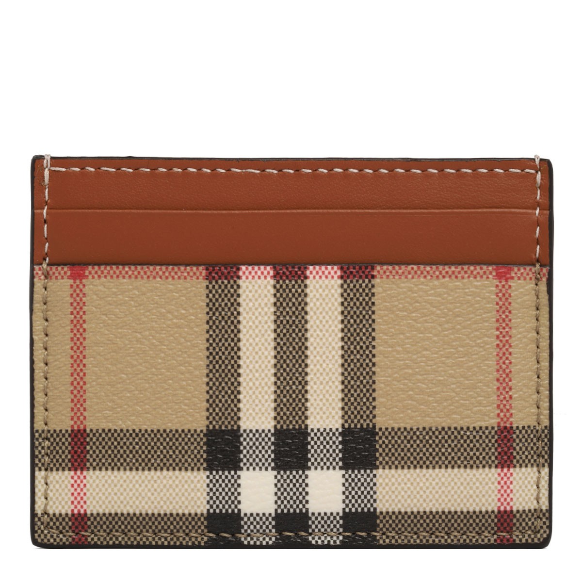 Vintage Check Card Holder