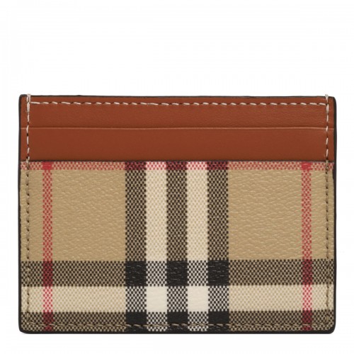 Vintage Check Card Holder