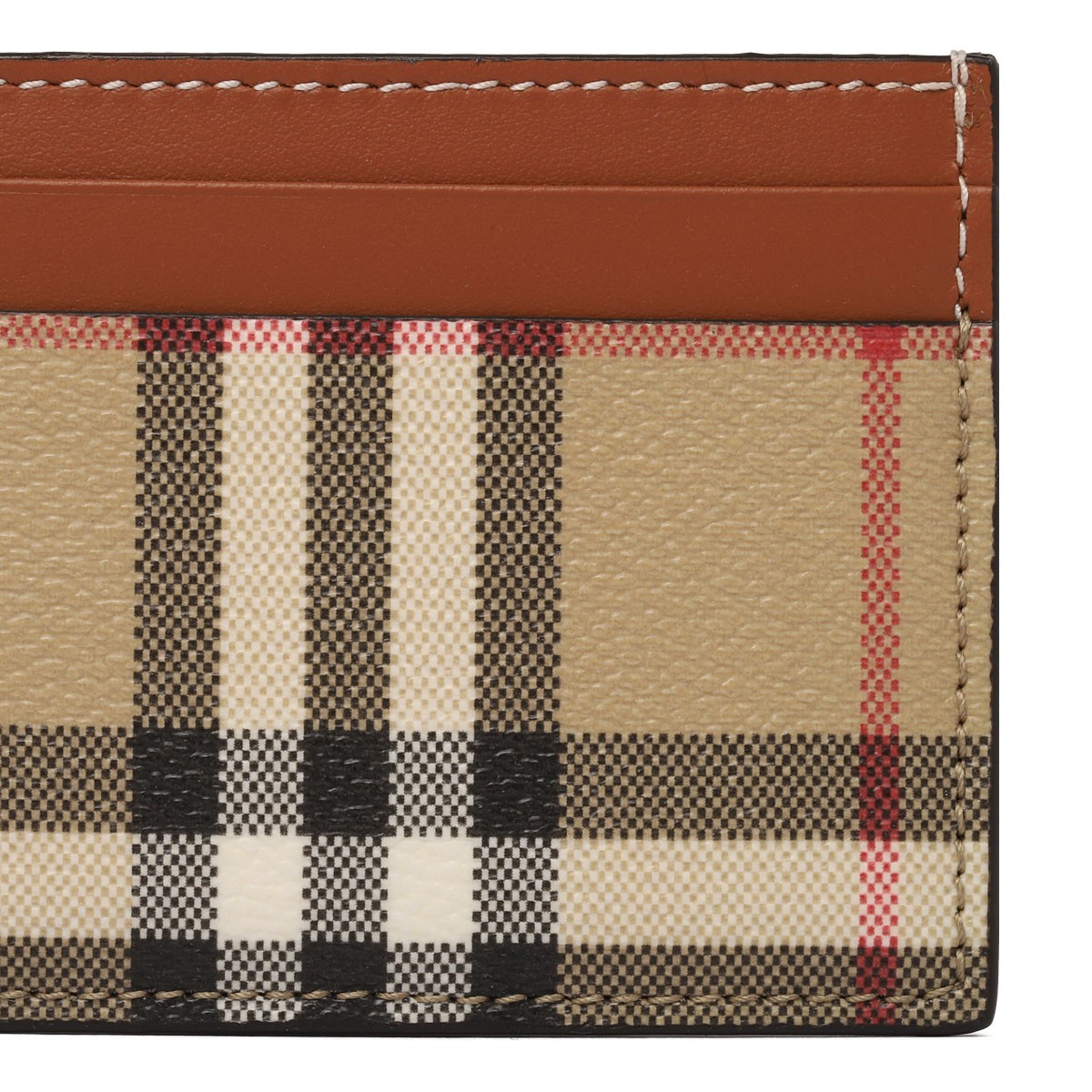 Vintage Check Card Holder