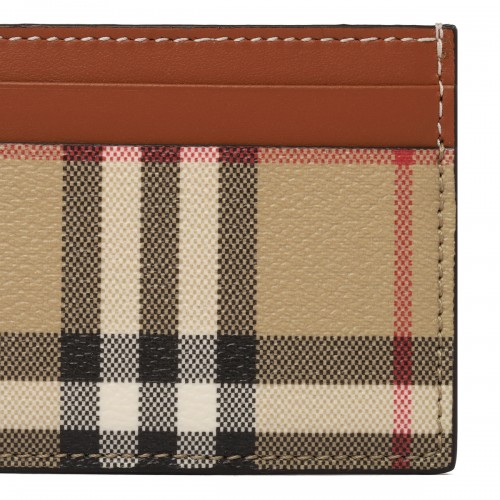 Vintage Check Card Holder