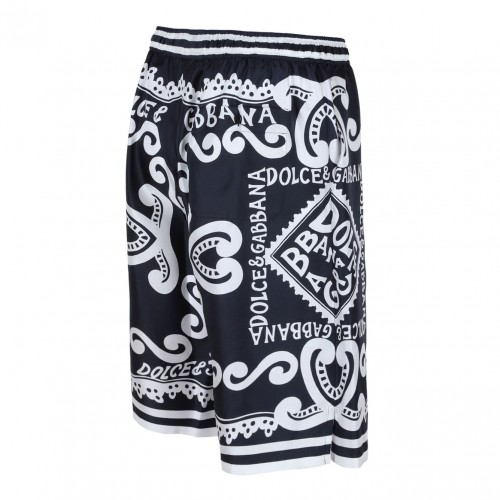 Black and White Shorts