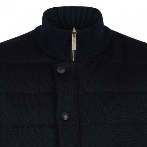 Navy Blue Padded Jacket