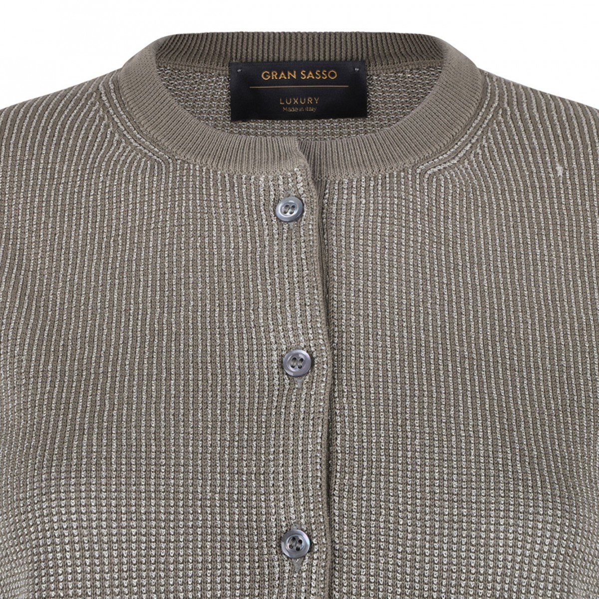 Dark Green Knit Cardigan