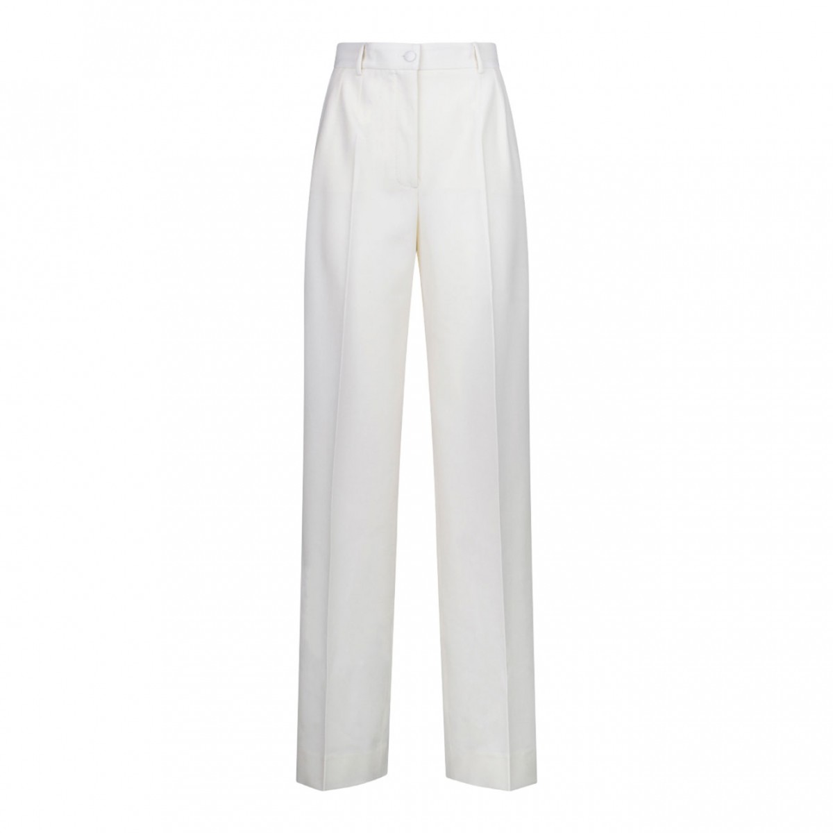White Wool Pants