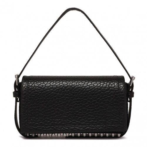 Black Slim Black Bag with Flap Ricco