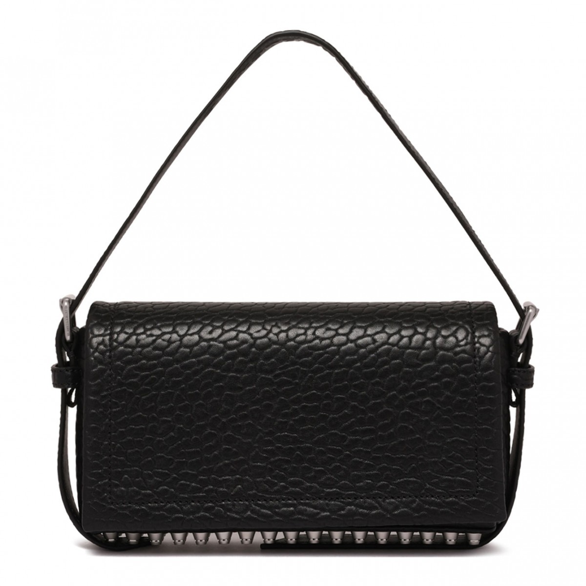 Black Slim Black Bag with Flap Ricco