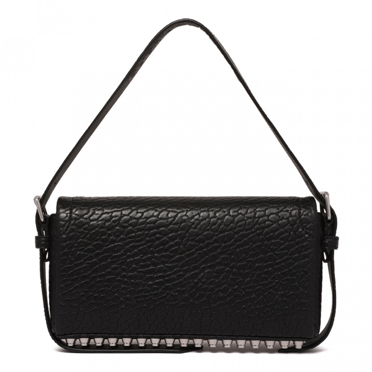 Black Slim Black Bag with Flap Ricco