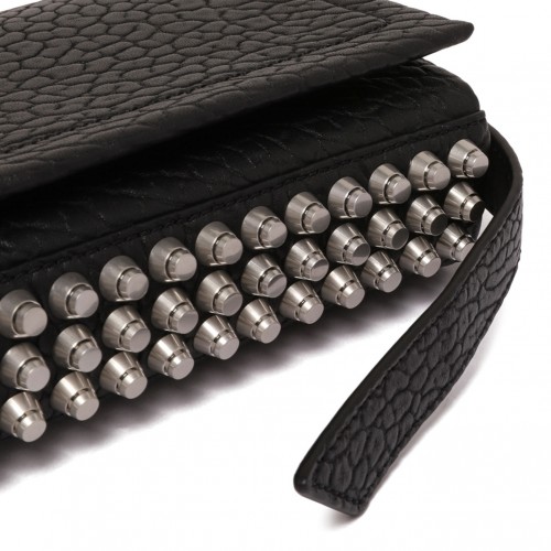 Black Slim Black Bag with Flap Ricco