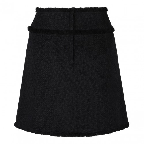 Black Rachel Tweed Mini Skirt 2