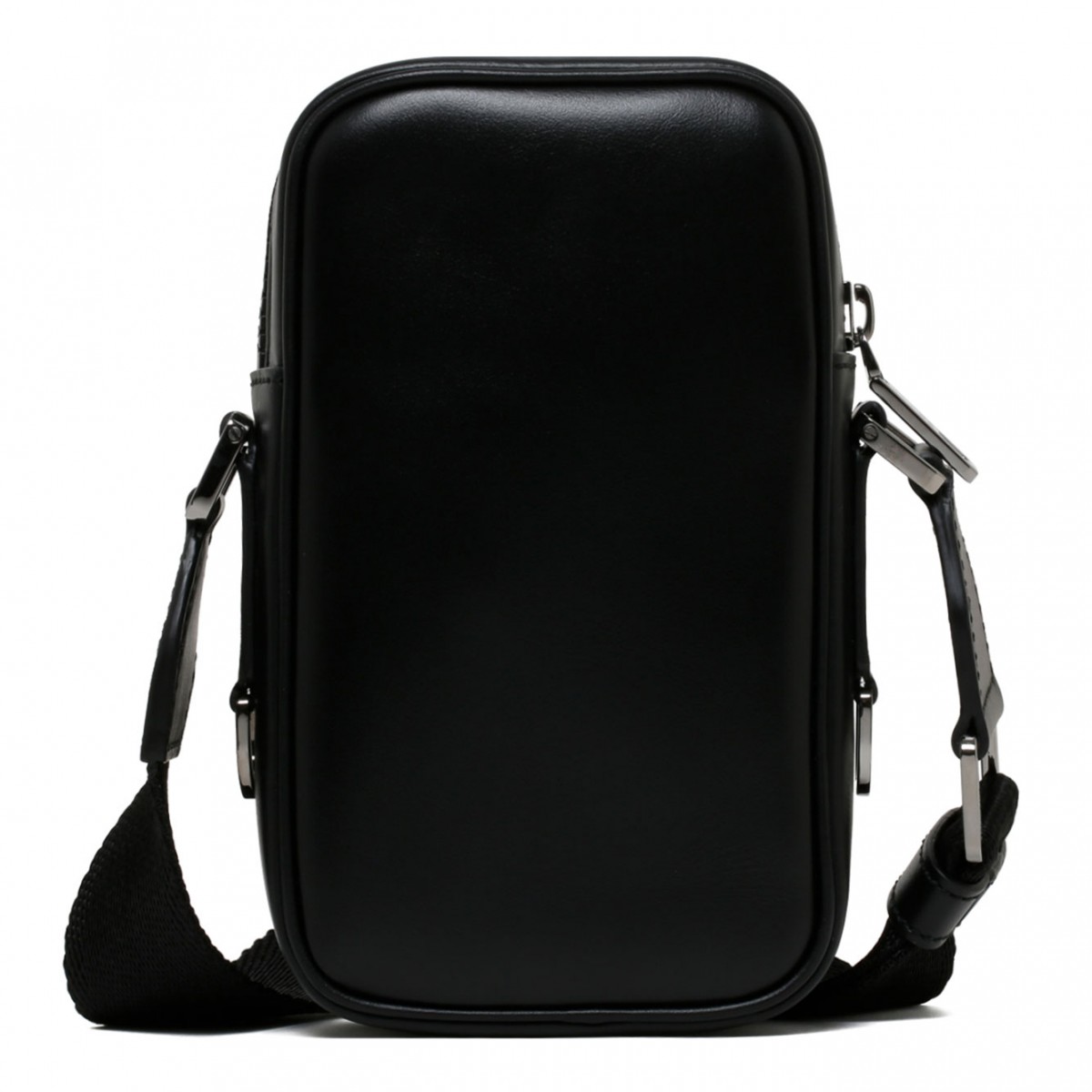 Black Logo Print Shoulder Bag
