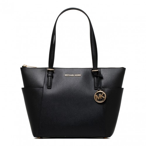 Black Jet Set Tote Bag