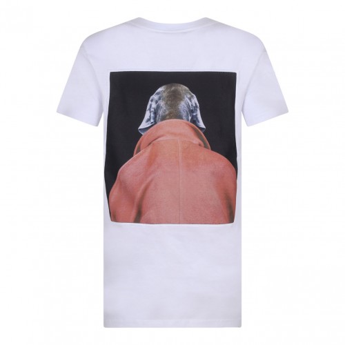 White Dog Print T-Shirt 2