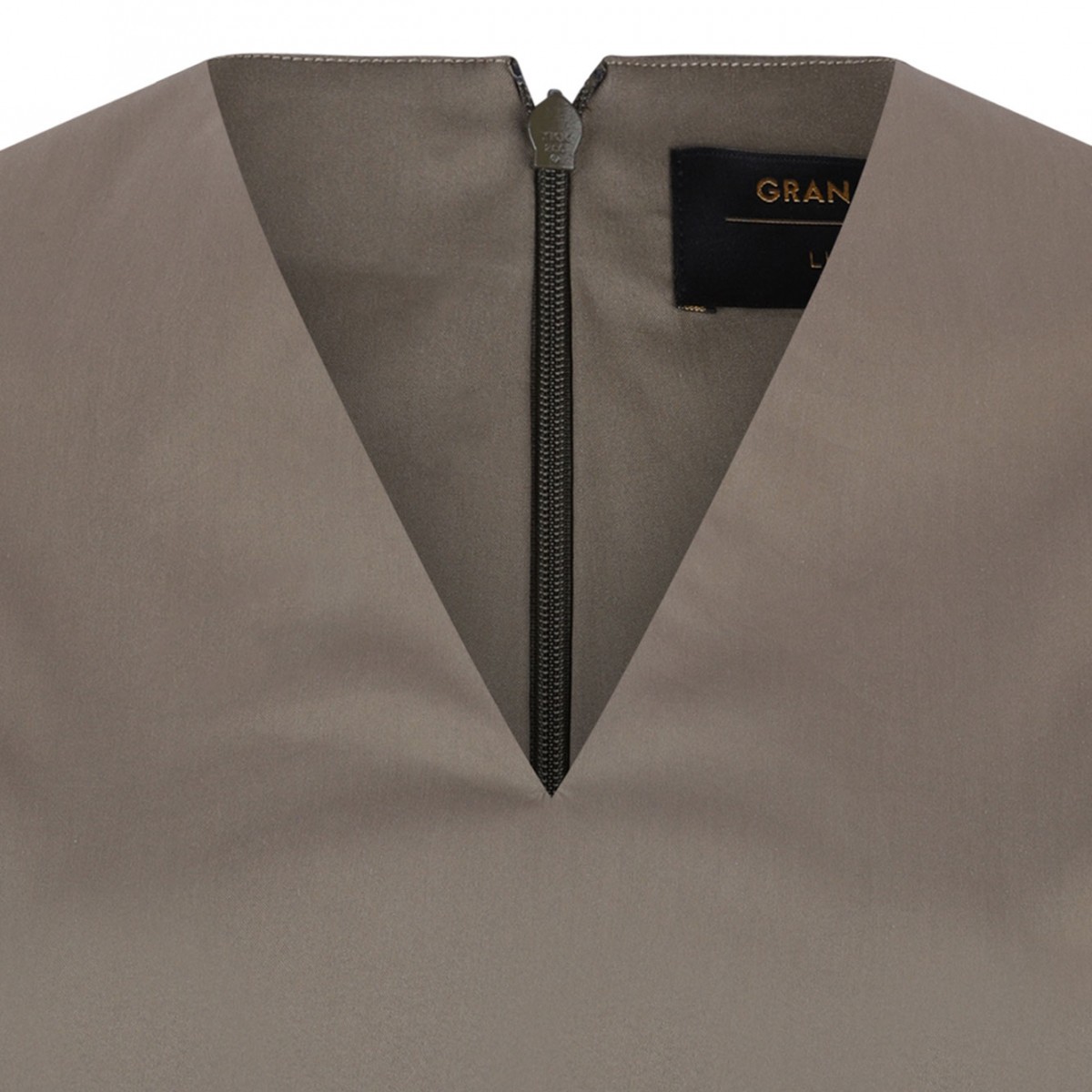 Sleeveless Brown Dress