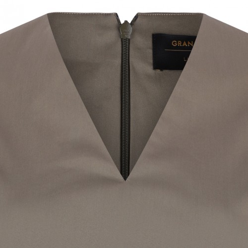 Sleeveless Brown Dress