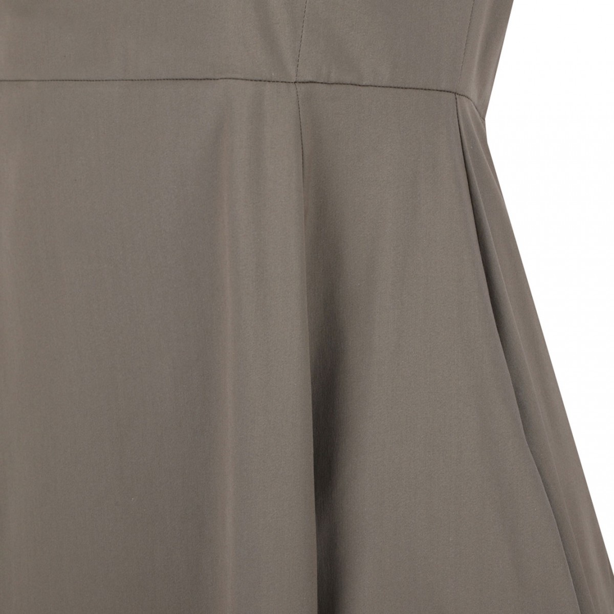 Sleeveless Brown Dress