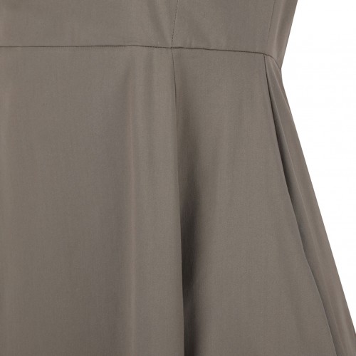 Sleeveless Brown Dress