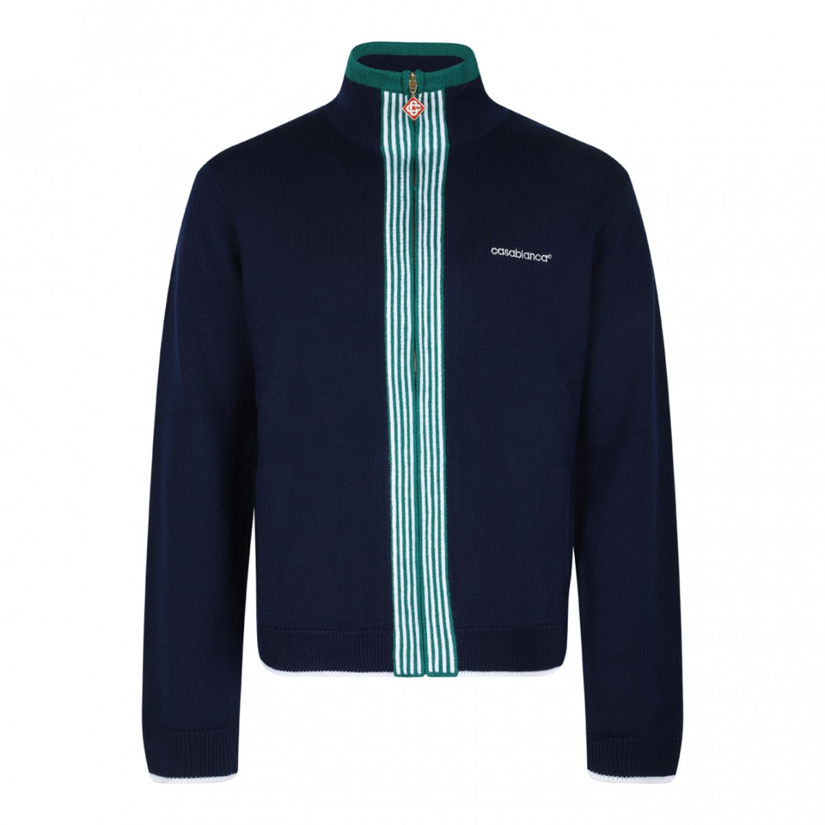 Navy Blue Tennis Cardigan