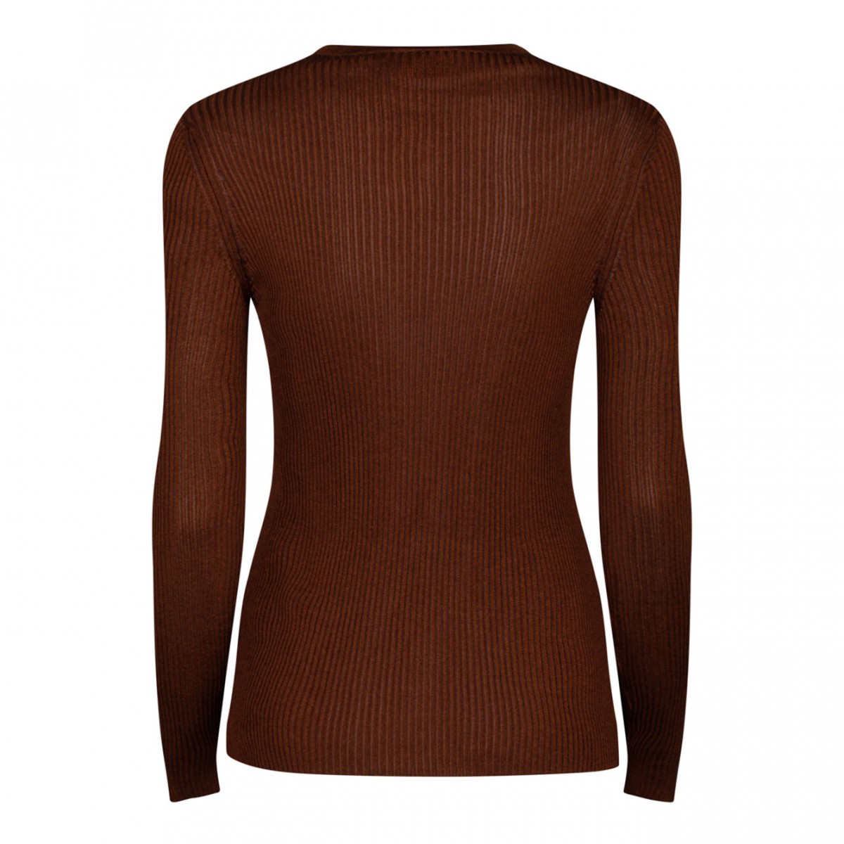 Brown Jersey Cardigan