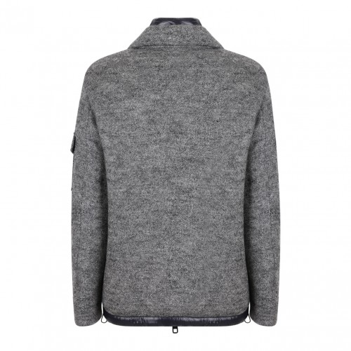 Logo-Plaque Wool Jacket 2