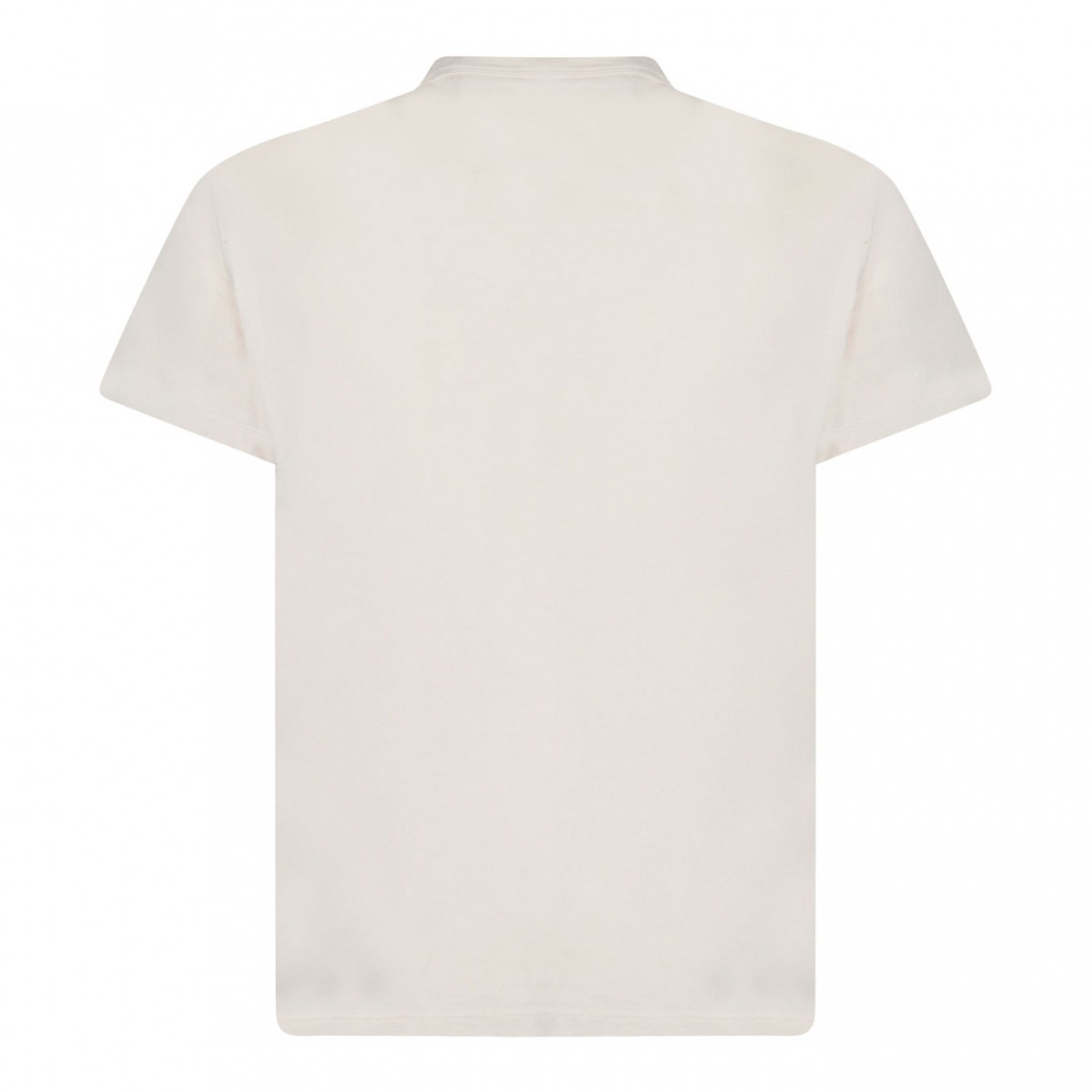 Ecru Distorted Logo T-Shirt