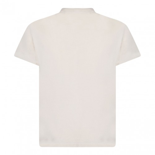 Ecru Distorted Logo T-Shirt