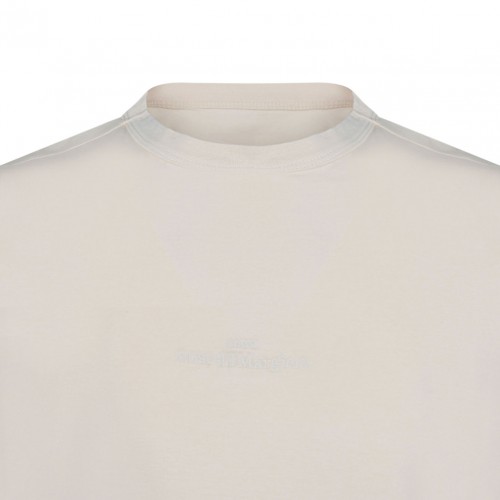 Ecru Distorted Logo T-Shirt