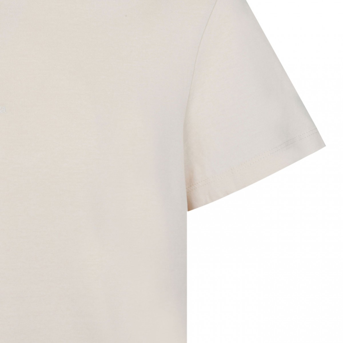 Ecru Distorted Logo T-Shirt