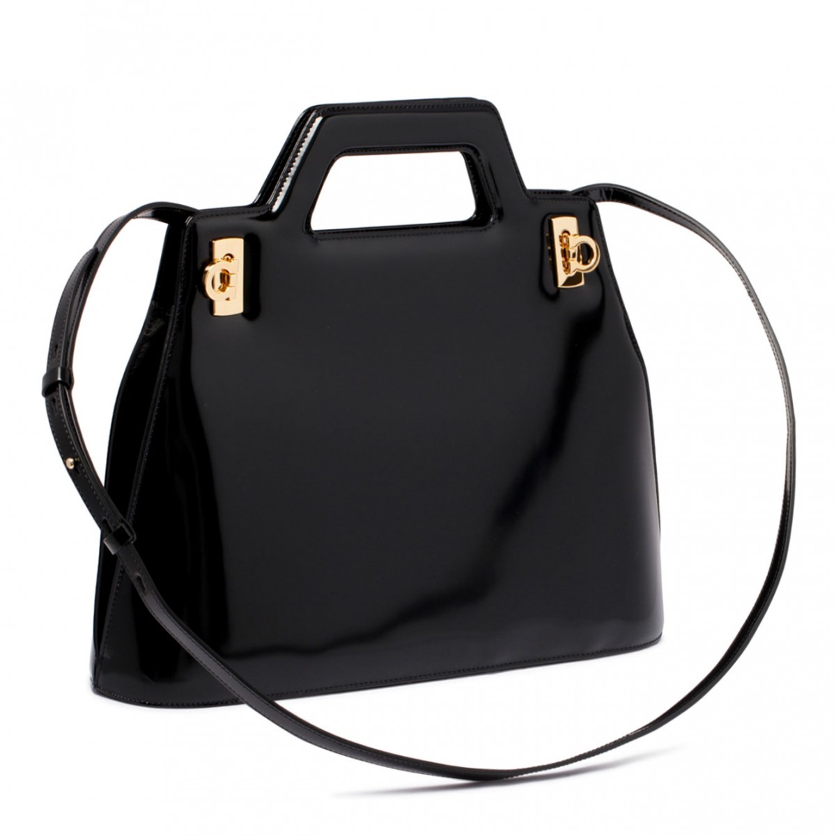 Black Wanda Hand Bag