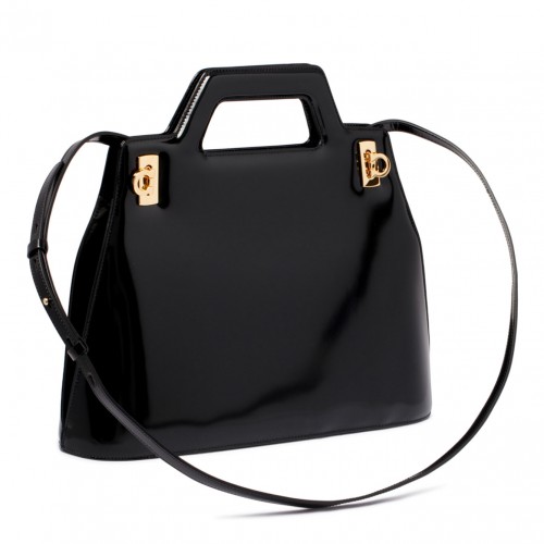 Black Wanda Hand Bag
